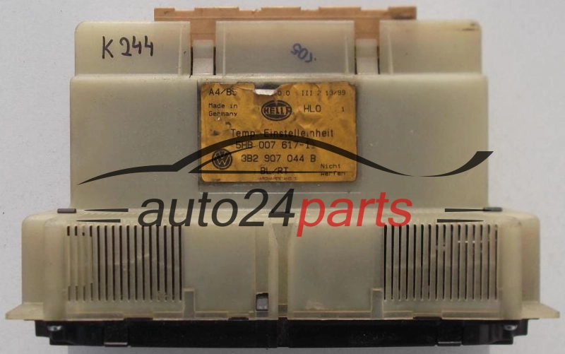 PANEL OGRZEWANIA STEROWNIK NAWIEWU REGULATOR KLIMATRONIK VOLKSWAGEN AUDI A4 B5 GOLF BORA PASSAT 3B2 907 044 B / 3B2907044B / 5HB 007 617-11 / 5HB00761711