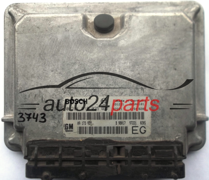 ECU CENTRALITA DE MOTOR 2.2 DTI X22DTH OPEL CHEVROLET FRONTERA BOSCH 0281010025, 0 281 010 025, 09173933, 9173933, 09 173 933 EG