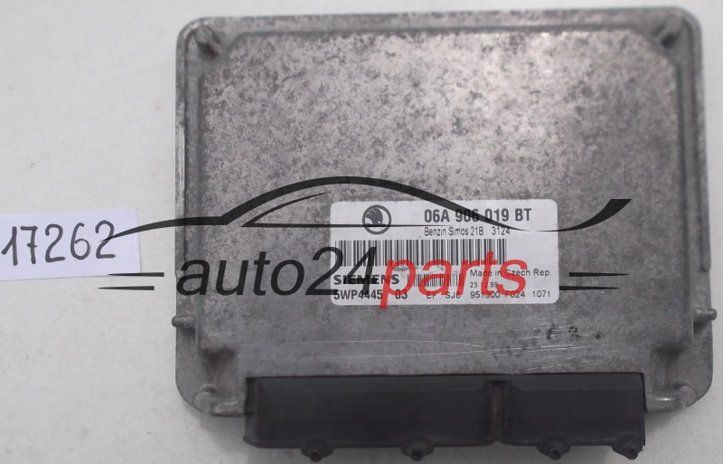 Sterownik silnika SKODA OCTAVIA 1.6 SIEMENS 5WP444503 06A906019BT -