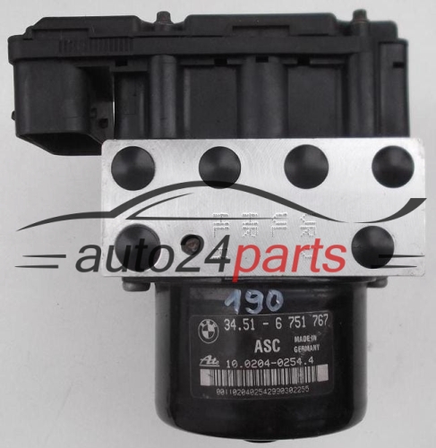 POMPE HYDRAULIQUE ET CALCULATEUR dABS BMW 34.51-6 751 767, 34516751767, ATE 10.0204-0254.4, 10020402544, 34.51-6 751 768, 34516751768, 10.0948-0802.3, 10094808023, 5WK8467