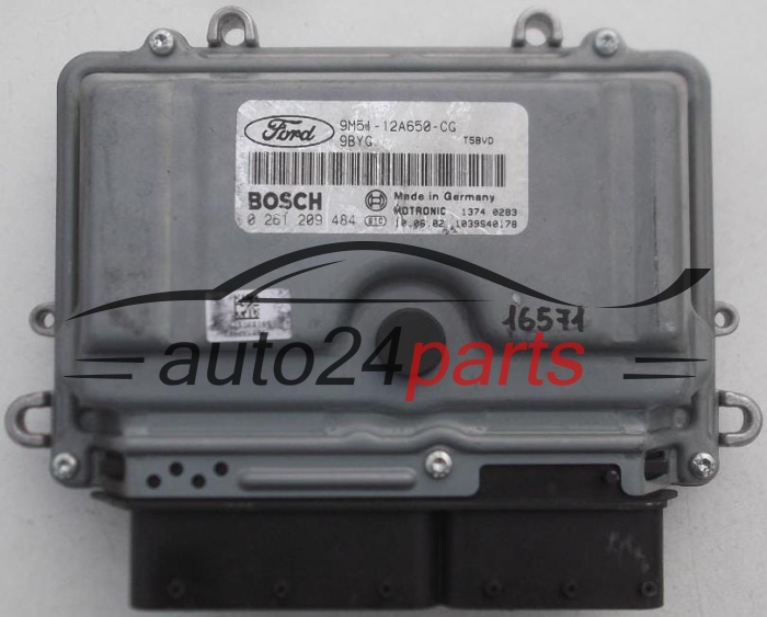 CALCULATEUR MOTEUR FORD FOCUS 2.5 T BOSCH 0 261 209 484, 0261209484, 9M51-12A650-CG, 9M5112A650CG, 12A650CG, 9BYG