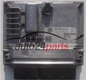 KOMPUTER STEROWNIK SILNIKA VOLKSWAGEN POLO 6R 1.2 TDI DELPHI 28271598, 03P 906 021 B, 03P906021B  - 13106