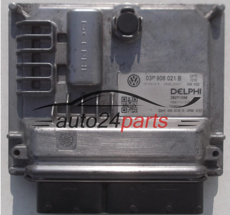 KOMPUTER STEROWNIK SILNIKA VW VOLKSWAGEN POLO 6R 1.2 TDI, 03P906021B, 28271598