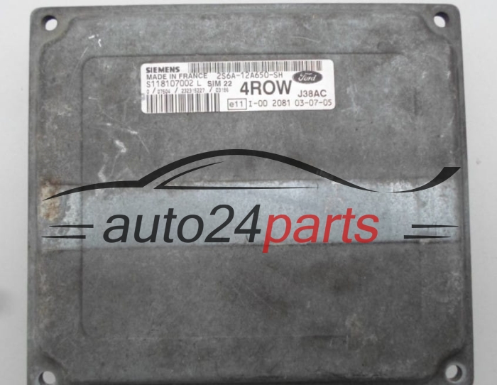 ECU CENTRALITA DE MOTOR  FORD FIESTA 1.4 SIEMENS S118107002 L,  2S6A-12A650-SH
