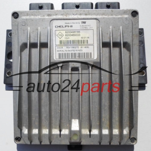 ECU CENTRALITA DE MOTOR  RENAULT CLIO 1.5 DCI Delphi R0410B027D, 8200498185, 8200469333