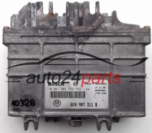 MOTORSTEUERGERÄT ECU STEUERGERÄT SEAT CORDOBA 1.6 6K0907311B, 6K0 907 311 B, BOSCH 0261203752/753, 0 261 203 752, 0 261 203 753 
