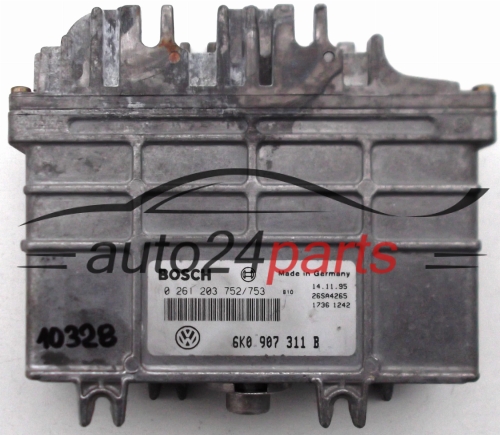 MOTORSTEUERGERÄT ECU STEUERGERÄT SEAT CORDOBA 1.6 6K0907311B, 6K0 907 311 B, BOSCH 0261203752/753, 0 261 203 752, 0261203753