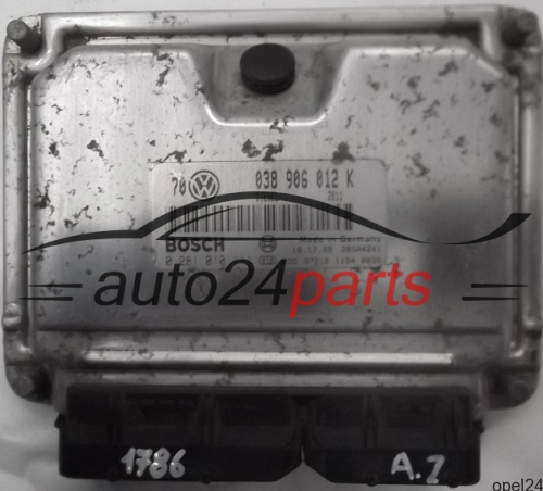 MOTORSTEUERGERÄT ECU STEUERGERÄT VW VOLKSWAGEN GOLF BORA 1.9 TDI AGR