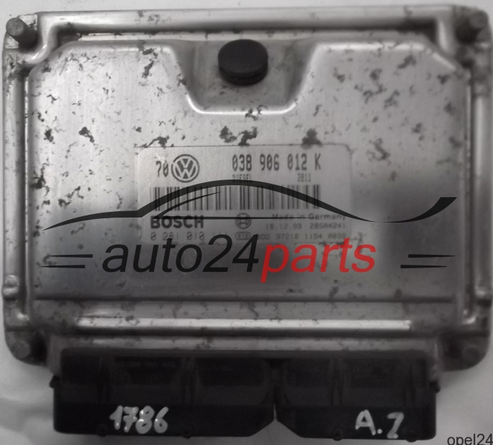 MOTORSTEUERGERÄT ECU STEUERGERÄT VW VOLKSWAGEN GOLF BORA 1.9 TDI AGR