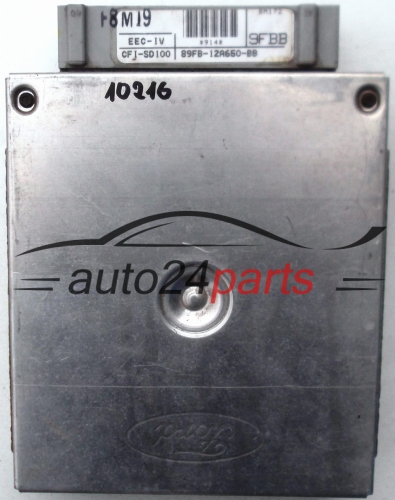 MOTORSTEUERGERÄT ECU STEUERGERAT FORD FIESTA 1.1, 89FB-12A650-BB