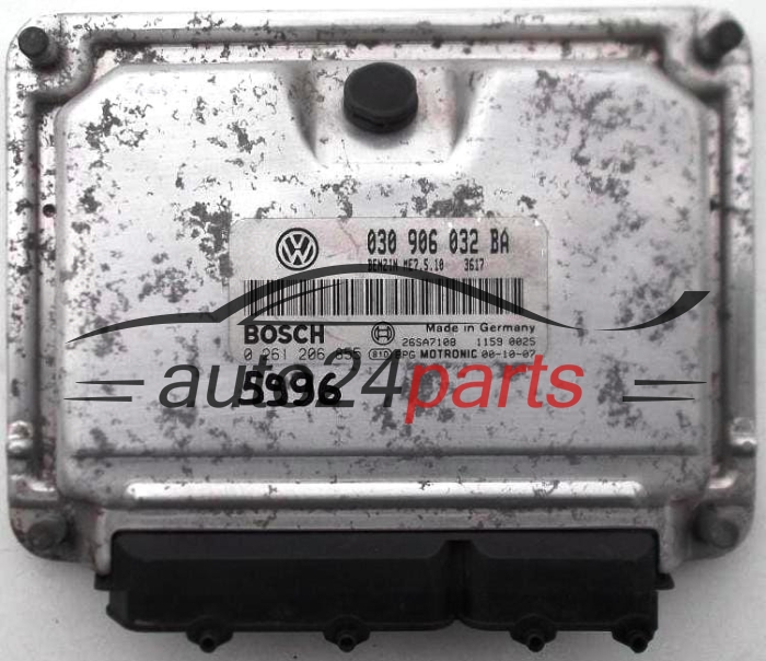 KOMPUTER STEROWNIK SILNIKA SEAT AROZA 1.4 BOSCH 0 261 206 855, 0261206855, 030 906 032 BA, 030906032BA