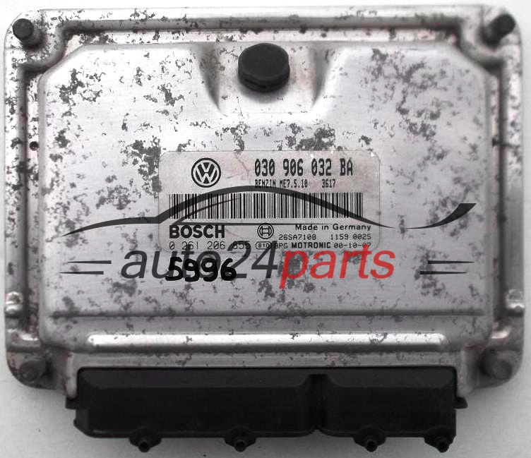 KOMPUTER STEROWNIK SILNIKA SEAT AROZA 1.4 BOSCH 0 261 206 855, 0261206855, 030 906 032 BA, 030906032BA