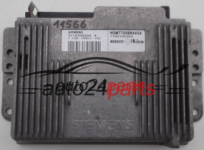 MOTORSTEUERGERÄT ECU STEUERGERAT RENAULT MEGANE 1.6 SIEMENS S115300204A, HOM7700864454