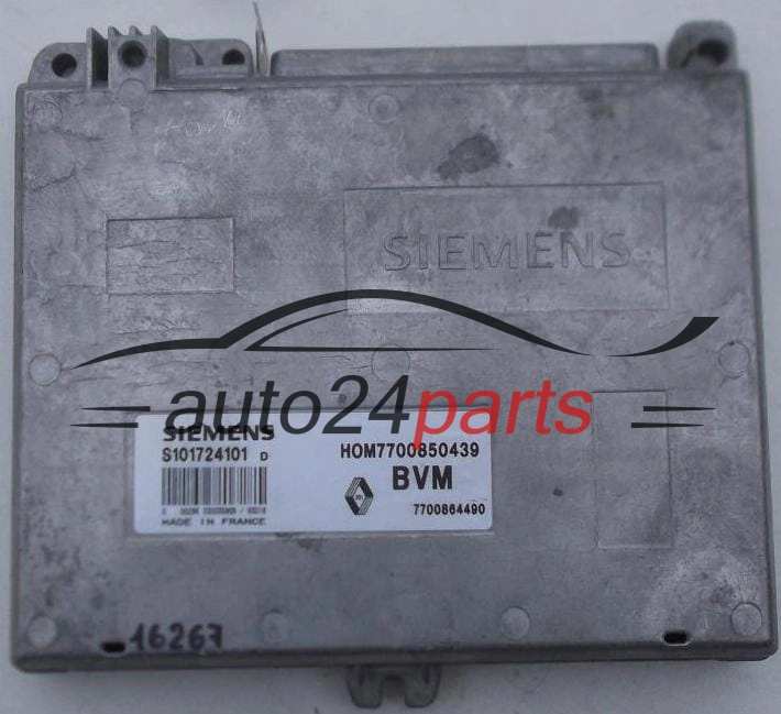 KOMPUTER STEROWNIK SILNIKA RENAULT SAFRANE 2.0 SIEMENS S101724101D