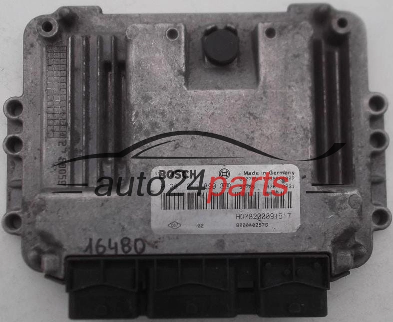 ECU CENTRALITA DE MOTOR RENAULT OPEL NISSAN 2.5 DCI BOSCH 0 281 011 890, 0281011890, HOM8200091517