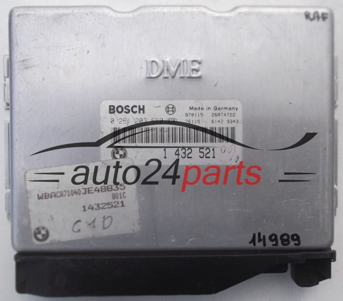 BOSCH 0261203660, 0 261 203 660, 1432521