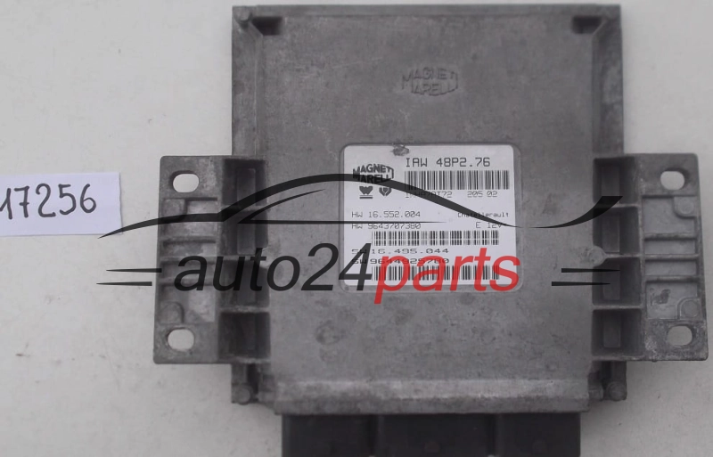 KOMPUTER STEROWNIK SILNIKA PEUGEOT 206 1.1 IAW48P276, IAW 48P2.76, IAW48P2.76, 16495044