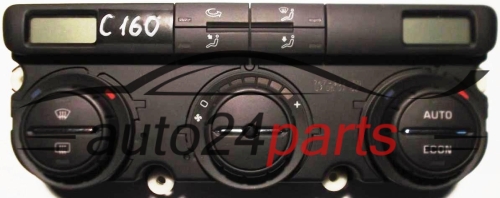 PANEL OGRZEWANIA STEROWNIK NAWIEWU REGULATOR KLIMATRONIK SKODA OCTAVIA HELLA 5HB00673240, 5HB 006 732-40, 1Z0907044R, 1Z0 907 044 R - 