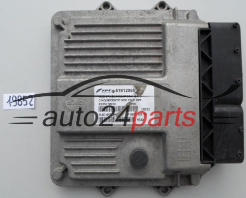 KOMPUTER STEROWNIK SILNIKA FIAT 500 1.3 JTD 51812865, MJD 6F3.B1, MJD6F3B1