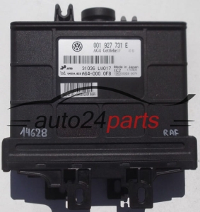 STEROWNIK SKRZYNI AUTOMATYCZNEJ VW VOLKSWAGEN POLO 1.4 16V, 001 927 731 E, 001927731E, 31036 LW017, 31036LW017, A64-000 0F8, A640000F8 - 14628