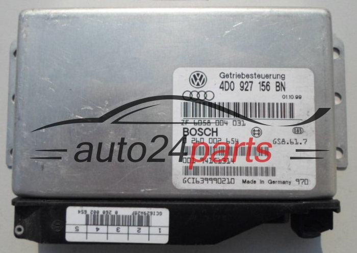 Ecu Caja de cambios automática AUDI S8 D2 BOSCH 0 260 002 654,  4D0 927 156 BN
