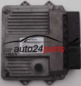 ECU CENTRALITA DE MOTOR FIAT PANDA 1.3 JTD MAGNETI MARELLI MJD 6JF.S4, MJD6JFS4, FGP 55180280, 71600.042.01, 7160004201