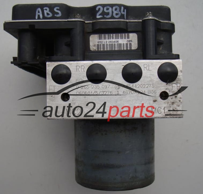 BOMBA HIDRAULICA Y CENTRALITA ABS MITSUBISCHI COLT BOSCH 0 265 235 097, 0265235097, A4544202275, 0265950545