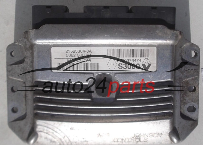 MOTORSTEUERGERÄT ECU STEUERGERÄT RENAULT MODUS 1.6 JOHNSON CONTROLS 21585364-0A, 215853640A, 8200474008, 8200376474