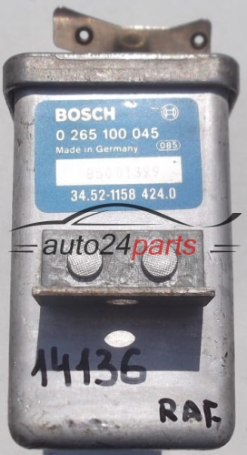ABS STEUERGERAT BMW E34 E36 BOSCH 0 265 100 045, 0265100045, 34.52-1158 424.0, 345211584240 