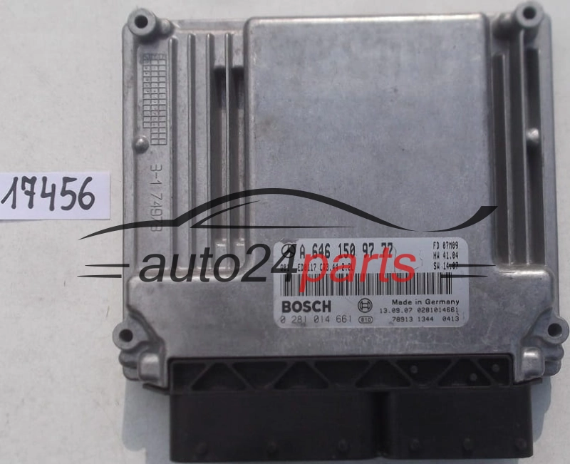 KOMPUTER STEROWNIK SILNIKA MERCEDES CLC CLK BOSCH 0 281 014 661, 0281014661, A 646 150 97 77