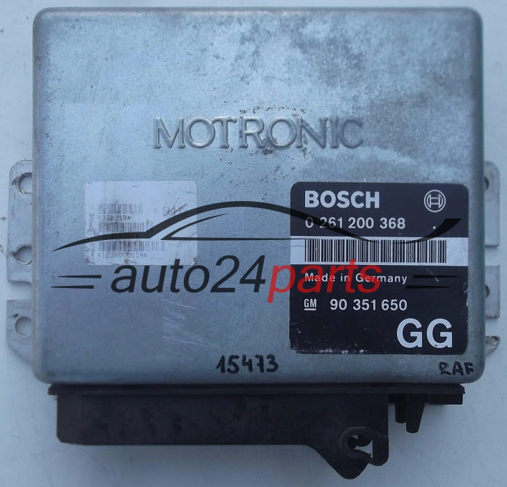 KOMPUTER STEROWNIK SILNIKA OPEL BOSCH 0 261 200 368, 0261200368, GM 90 351 650 GG, 90351650 GG