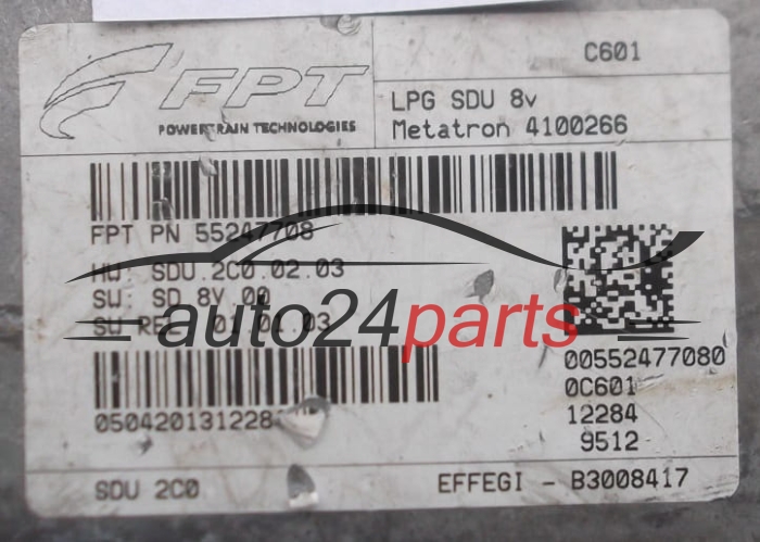 Unidad de control LPG Lancia Ypsilon 4100266 55247708