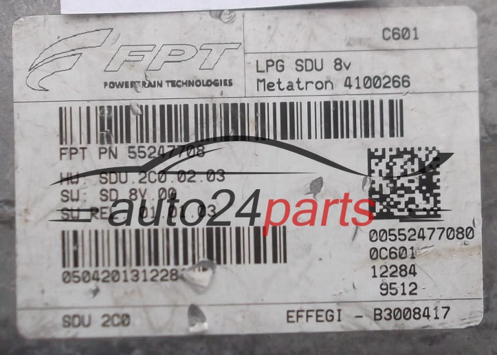 Komputer sterownik LPG Lancia Ypsilon 4100266 55247708