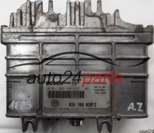 MOTORSTEUERGERÄT ECU STEUERGERÄT VW VOLKSWAGEN POLO 1.3 ADX BOSCH 0 261 203 456/457, 0261203456, 0261203457, 030 906 026 E, 030906026E