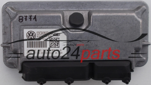 CALCULATEUR MOTEUR VOLKSWAGEN POLO 1.4 MAGNETI MARELLI MY2 4HV.AD, MY24HVAD, 03C 906 024 AD, 03C906024AD, 03C 906 024 F, 03C906024F, 61601.417.05, 6160141705