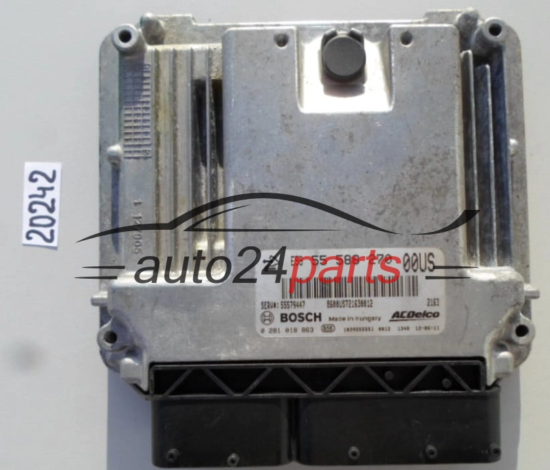 KOMPUTER STEROWNIK SILNIKA OPEL CORSA D 1.3 CDTI BOSCH 0 281 018 863, 0281018863, 55 588 270, 55588270