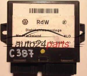 CENTRALKA MODUL STEROWNIK CENTRALNEGO ZAMKA DIEBSTAHLWARNANLAGE VOLKSWAGEN 3A0953233C, 3A0 953 233 C - C2849