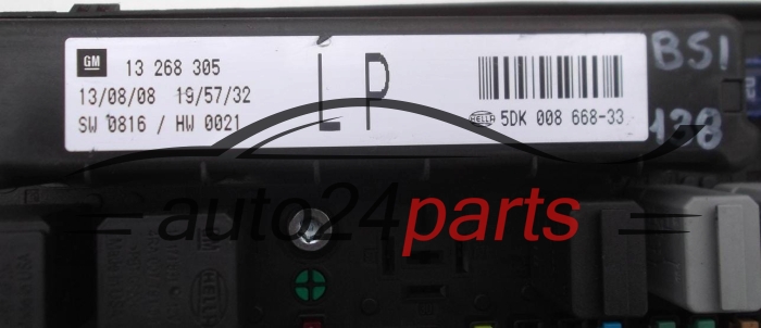 ELEKTRISCHER KASTEN SICHERUNGKASTEN SICHERUNG UND RELAIS STROMKASTEN RELAISKASTEN OPEL ASTRA H ZAFIRA B GM 13 268 305 LP