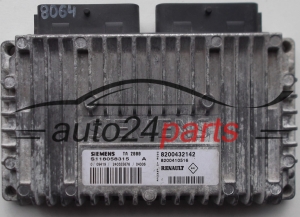 STEROWNIK SKRZYNI AUTOMATYCZNEJ RENAULT MODUS 1.6 S118058315 A, 8200432142, 8200410516 - 