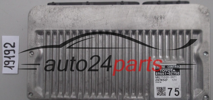 KOMPUTER STEROWNIK SILNIKA TOYOTA AURIS 1.8 89661-0Z750, 896610Z750, MB275500-3471, MB2755003471