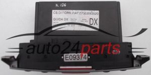 PANEL OGRZEWANIA STEROWNIK NAWIEWU REGULATOR KLIMATRONIK FIAT ALFA 147 07353063520 DX / 07353063520DX