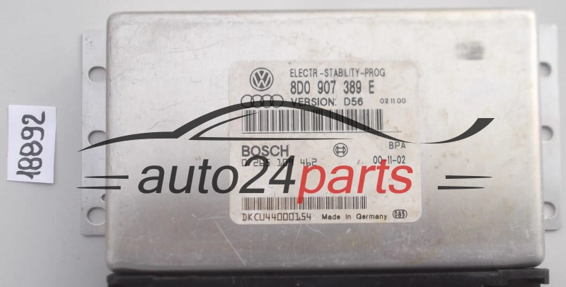 STEROWNIK MODUL ESP AUDI A4 S4 A6 VW PASSAT BOSCH 0 265 109 462, 0265109462, 8D0 907 389 E, 8D0907389E
