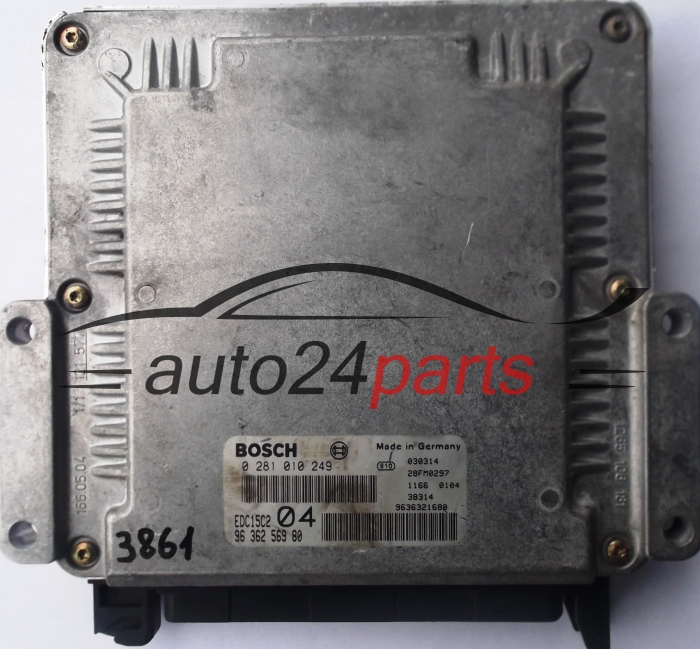 ECU CENTRALITA DE MOTOR CITROEN XSARA PICASSO PEUGEOT 306 2.0 HDI BOSCH 0281010249