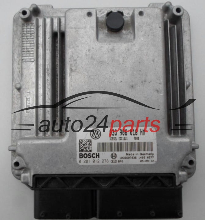 MOTORSTEUERGERÄT ECU STEUERGERAT  SEAT ALTEA 2.0 TDI BKD BOSCH 0 281 012 278,  03G 906 016 HM