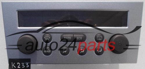 PANEL OGRZEWANIA STEROWNIK NAWIEWU REGULATOR KLIMATRONIK OPEL MERIVA 013 132 388 / 013132388 - K233, K234, K407