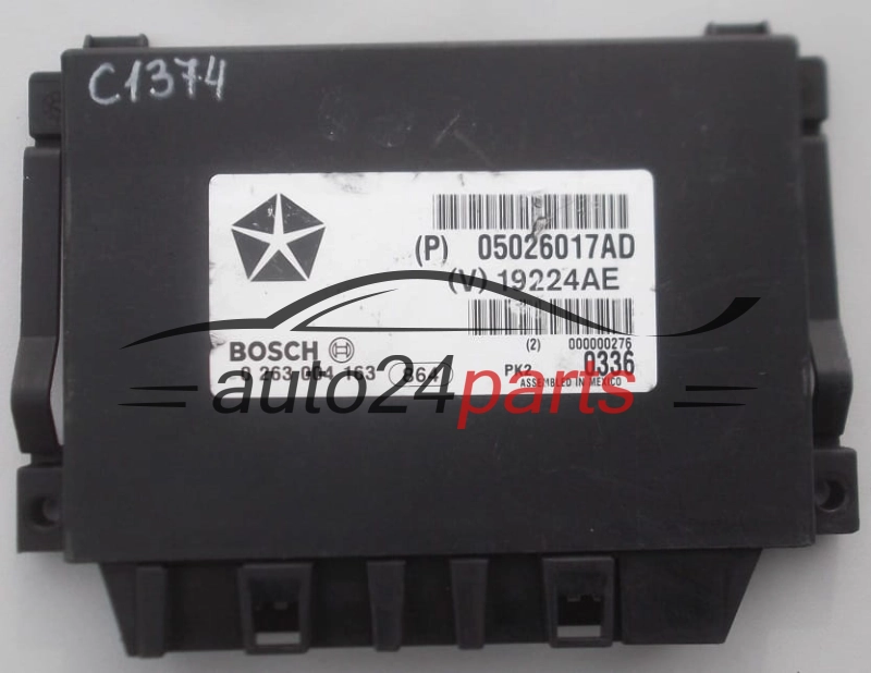 CENTRALKA MODUL PARKTRONIK PDC JEEP GRAND CHEROKEE BOSCH 0 263 004 163, 0263004163, 05026017AD 