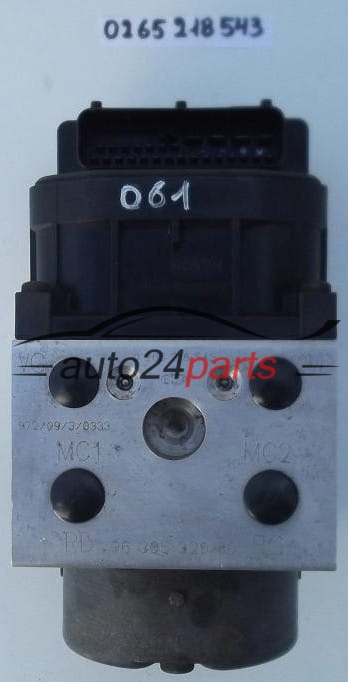 Pompa abs i sterownik PEUGEOT 406 0265218543 9630532980 0273004270