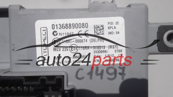 BOITE ELECTRIQUE A RELAIS ET FUSIBLE  CITROEN FIAT Delphi 28330965, 01368890080 