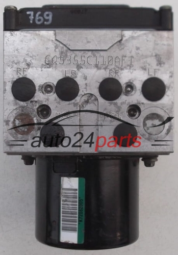 POMPE HYDRAULIQUE ET CALCULATEUR d'ABS PEUGEOT 407 SIEMENS VDO S118676001N, TRW 15848404
