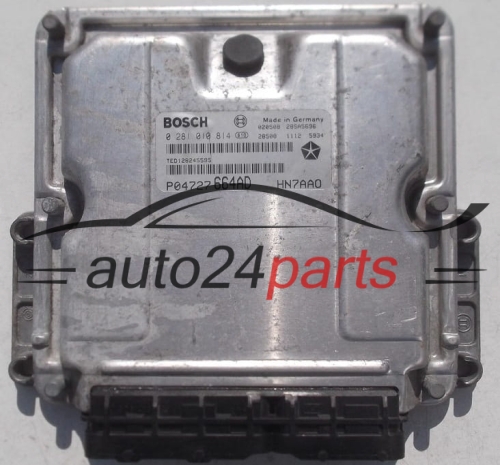 MOTORSTEUERGERÄT ECU STEUERGERÄT CHRYSLER VOYAGER 2.5 BOSCH 0 281 010 814